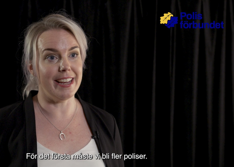 Linda Westerlund Snecker prioriterade polisfrågor val 2022