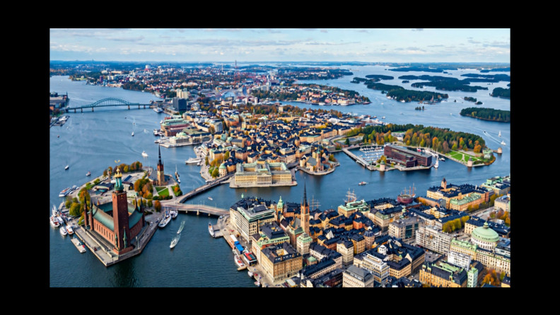 stockholm övergripande Bild  AI-genererad Illustration Meta AI