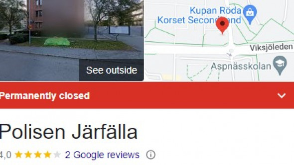 järfälla polisstation barkaby google