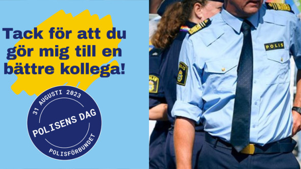 Polisens dag 2023 hyllningskort