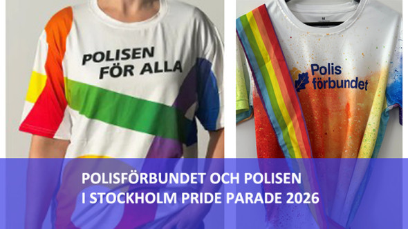 pf och polisen i pridetåget 2026 stockholm pride parade