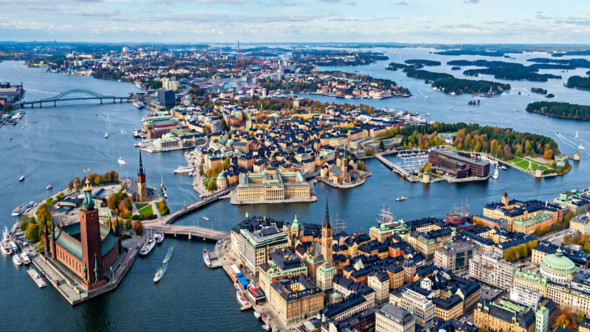 stockholm övergripande Bild  AI-genererad Illustration Meta AI